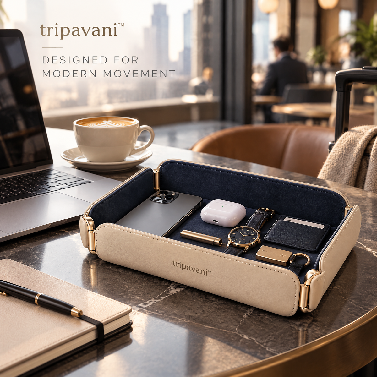 tripavani™ GlideFold Travel Tray