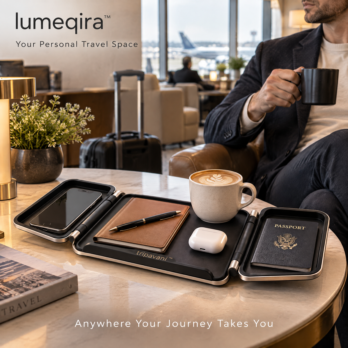 tripavani™ AeroFold Travel Tray