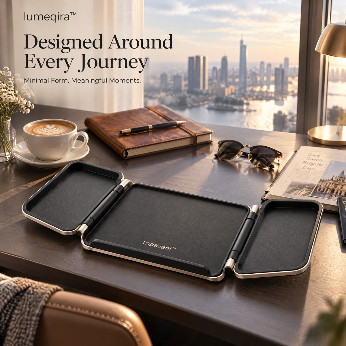 tripavani™ AeroFold Travel Tray
